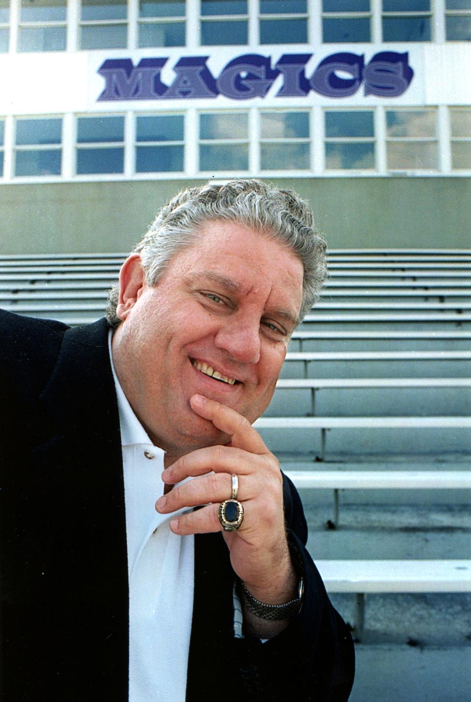 Legendary high school football coach Tim Flossie poses for a portrait during his time at Barberton. Flossie, who died in July 2022, will be inducted into the Akron Public Schools Athletics Hall of Fame on Oct. 21 at House Three Thirty.