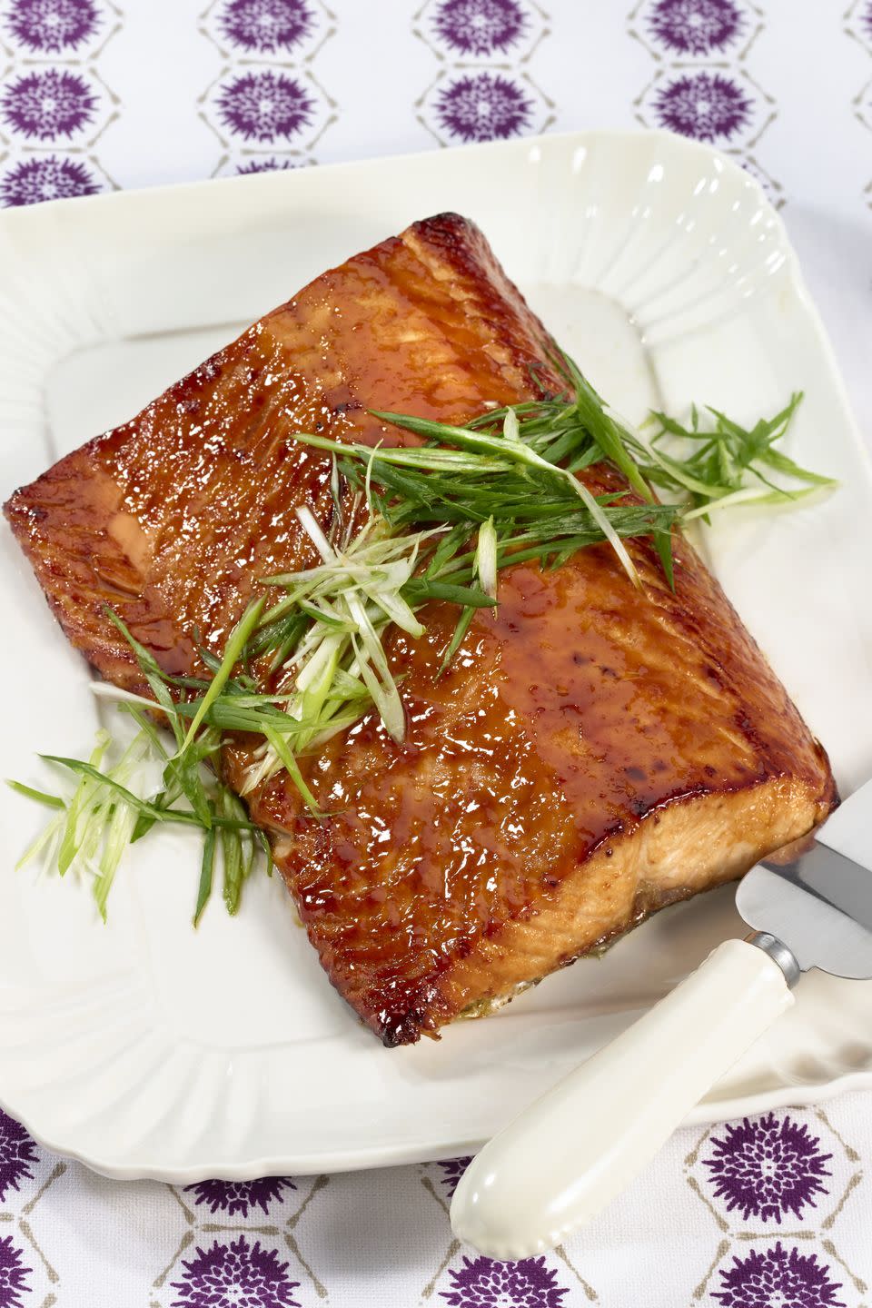 Pineapple and Soy-Glazed Salmon