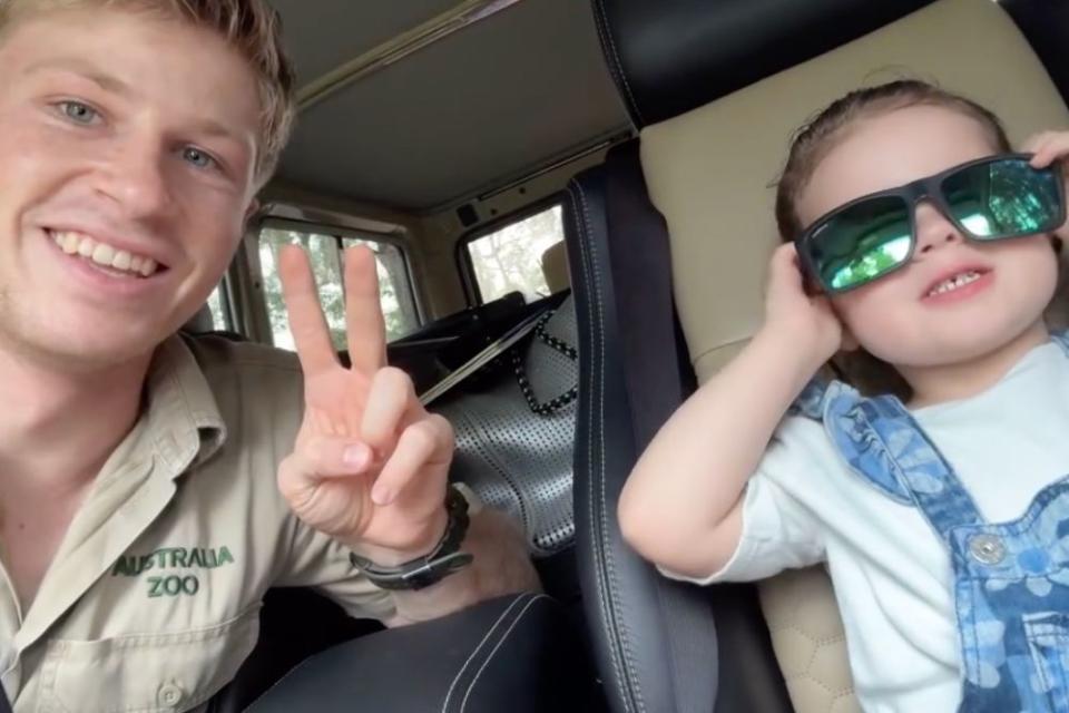 <p>Robert Irwin/Instagram</p> Robert Irwin and niece Grace