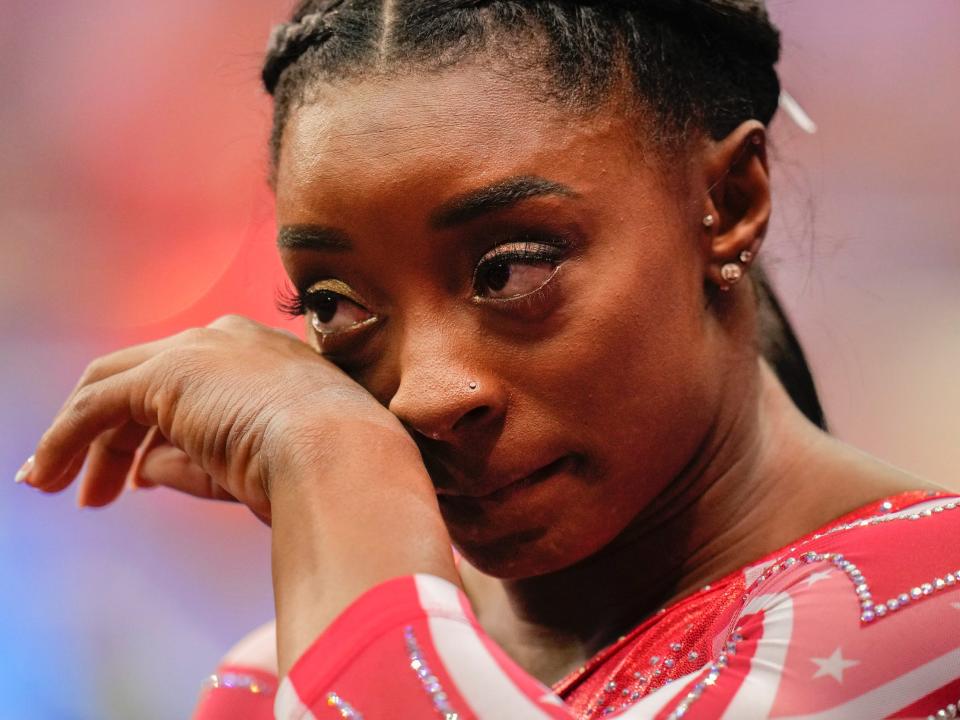 A Tearful Simone Biles Takes Fans Behind The Scenes Of Her Struggle With The Twisties At The 6703
