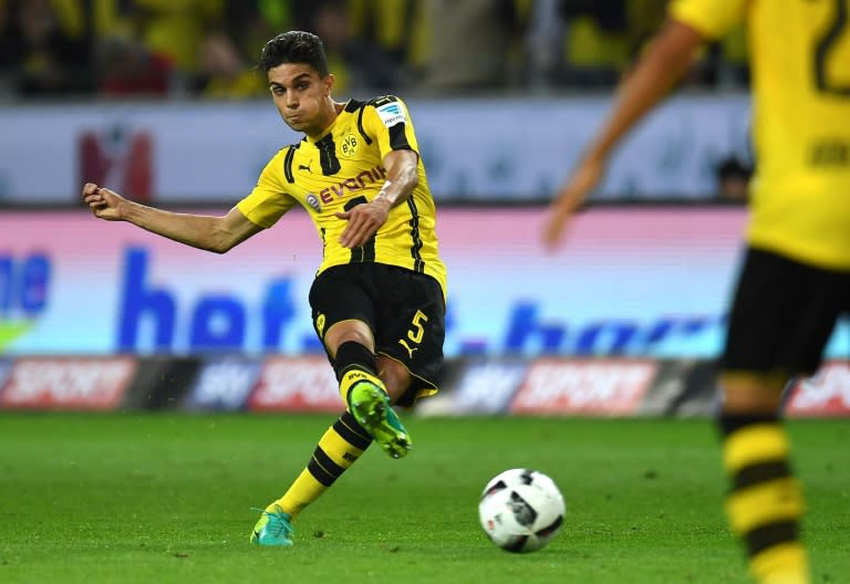 Dortmund's Spanish defender Marc Bartra is one of the new signings set to feature for Thomas Tuchel's side