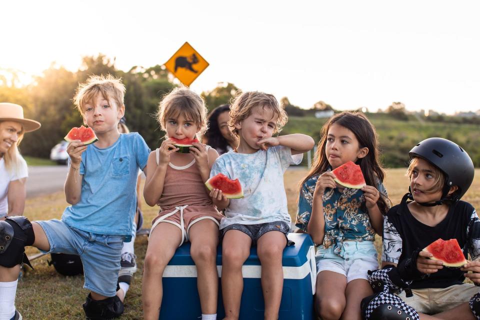 summer activities watermelon party