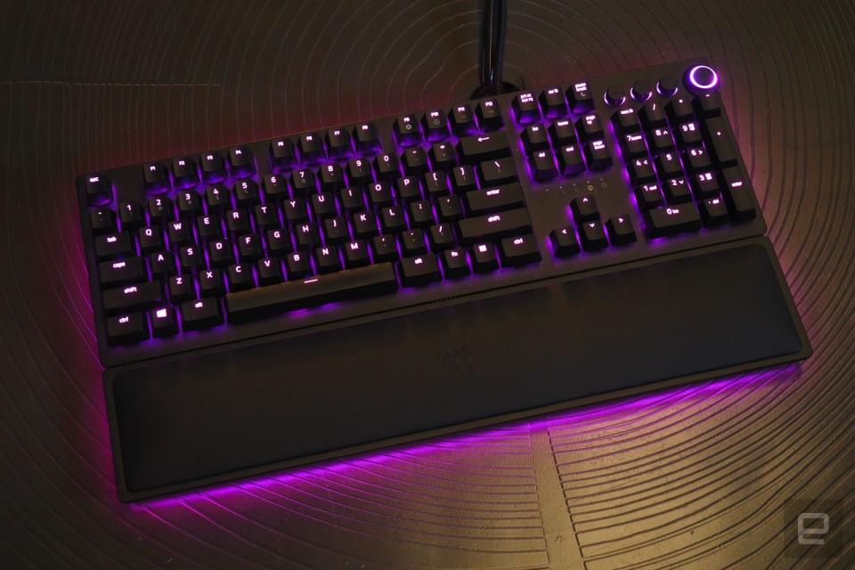 Gaming keyboards are starting to look and feel very similar. Matte black