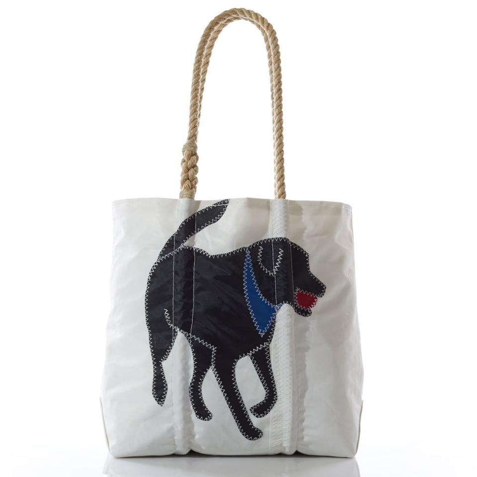 72) Black Lab Medium Tote