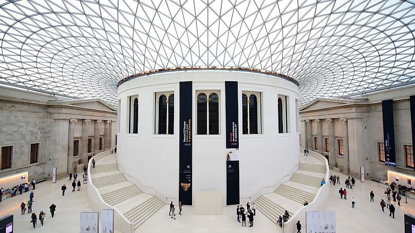 Inside of the British Museum