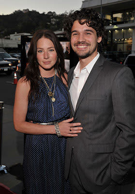 Director Lynn Collins and Steven Strait at the Los Angeles premiere of Paramount Pictures' Stop-Loss