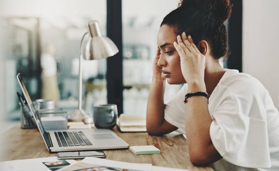 Over time, the fear of getting laid off can take a toll on your mental and physical health.  (Photo: Delmaine Donson via Getty Images)