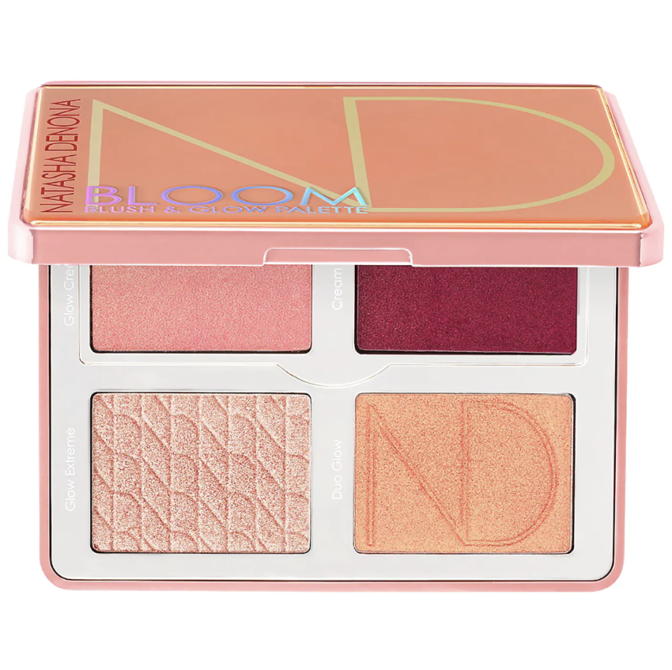 <p><a href="https://go.redirectingat.com?id=74968X1596630&url=https%3A%2F%2Fwww.sephora.com%2Fproduct%2Fbloom-palette-blush-glow-palette-P441872&sref=https%3A%2F%2F" rel="nofollow noopener" target="_blank" data-ylk="slk:Shop Now;elm:context_link;itc:0;sec:content-canvas" class="link ">Shop Now</a></p><p>Bloom Cheek Palette</p><p>sephora.com</p><p>$44.25</p><span class="copyright">Sephora</span>