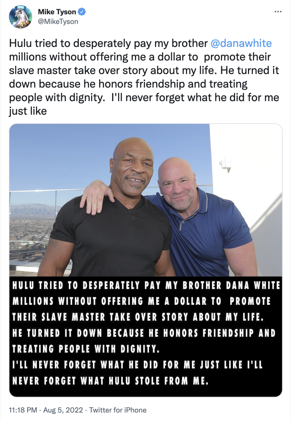 Mike Tyson Twitter