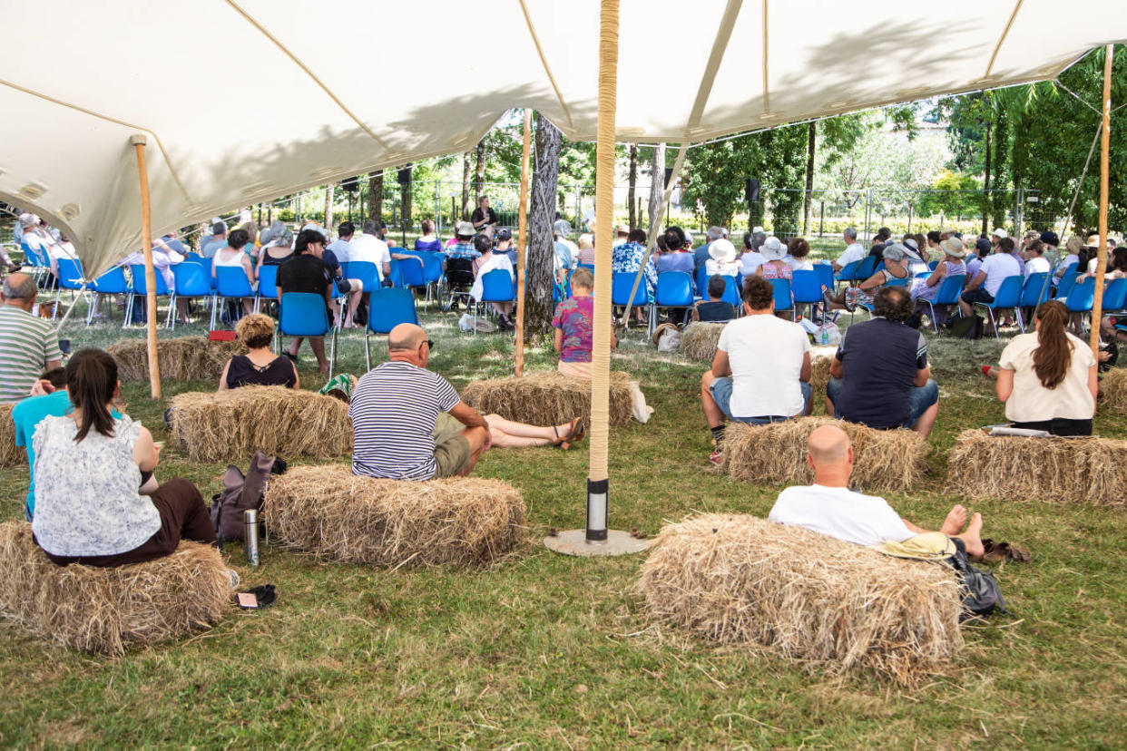 Le Festival international de journalisme, à Couthures-sur-Garonne (Lot-et-Garonne), en 2022.