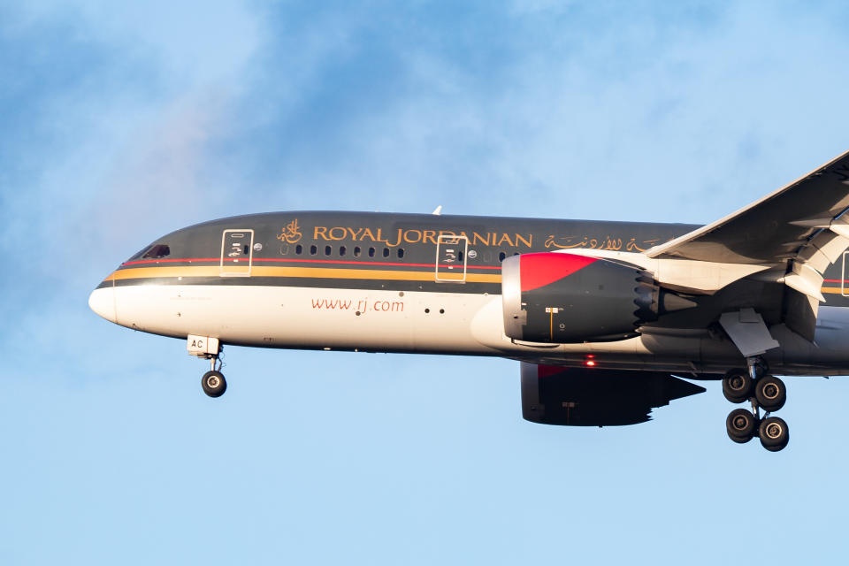 En el puesto 15 está Royal Jordanian, la compañía con sede en Amán que cuenta con una flota de 25 aeronaves y 43 destinos, principalmente en Oriente Medio y Europa. (Foto: Nicolas Economou / NurPhoto / Getty Images).