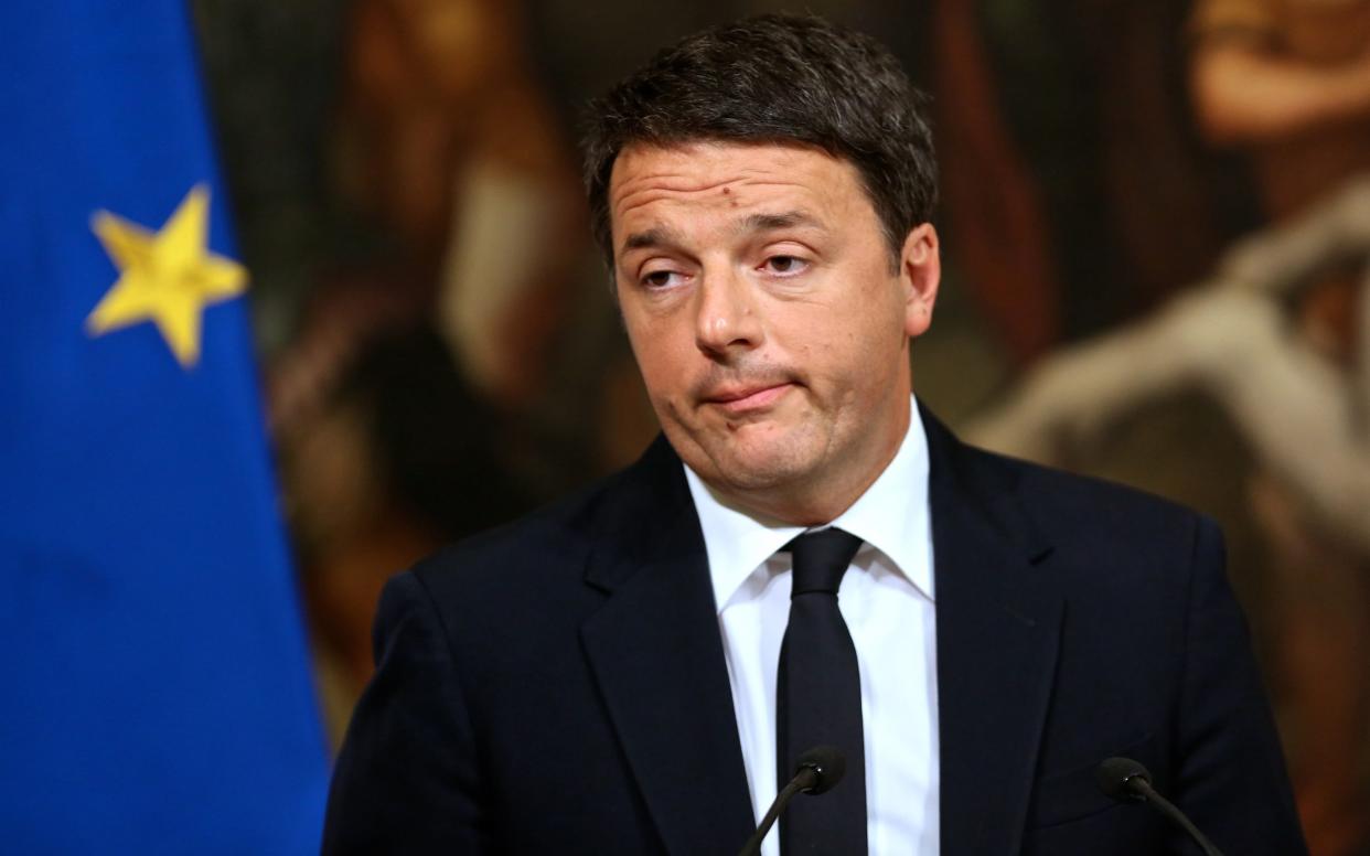 Matteo Renzi has been threatening for weeks to withdraw his support for the coalition - Shutterstock