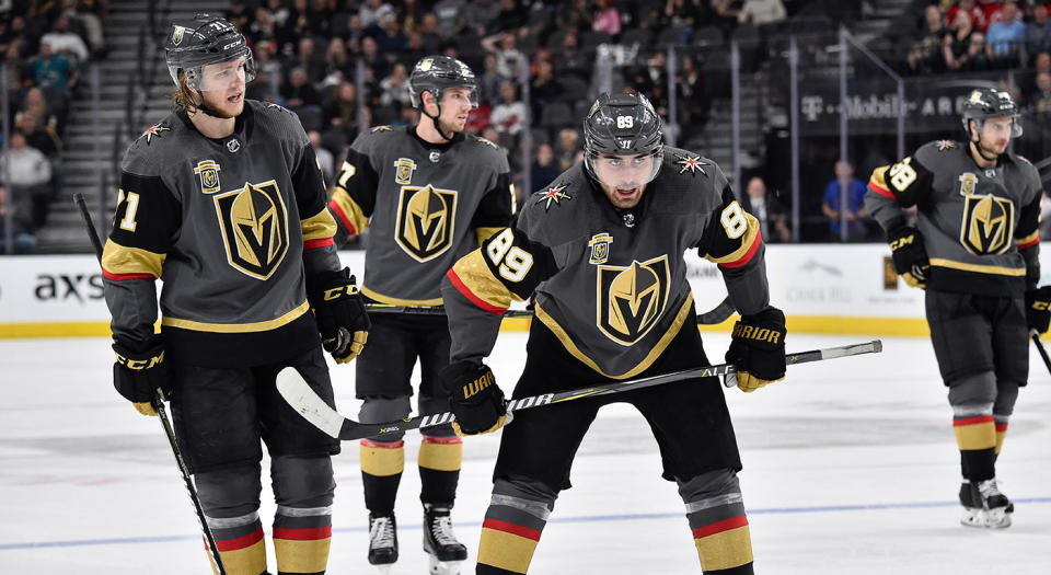 The Golden Knights have come back down to earth the last few months. (Jeff Bottari/NHLI via Getty Images)