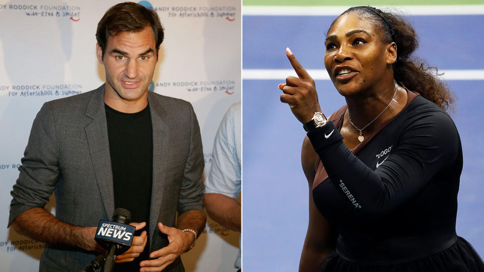 Roger Federer was careful not to blame Serena Williams or the umpire for the US Open debacle. Pic: Getty