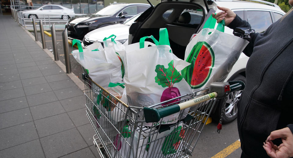 There’s new concerns over how many reusable bags are being sold. Image: AAP