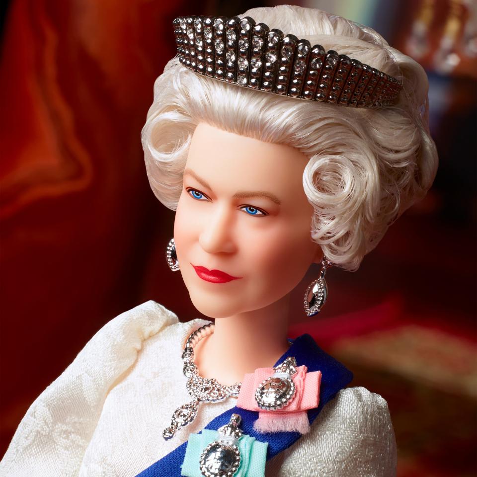 The tiara was based on the tiara the Queen wore to her own wedding to Prince Philip. (Mattel/PA)