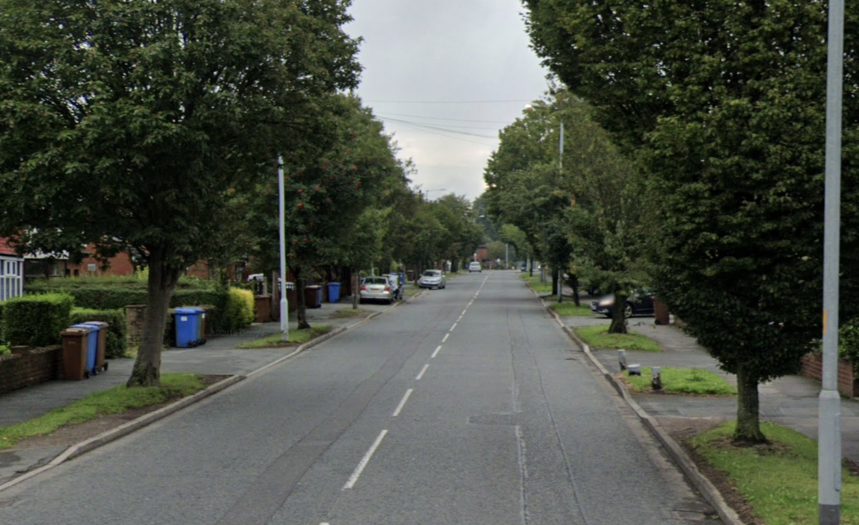 The incident took place on Garners Lane in Stockport. (Google)