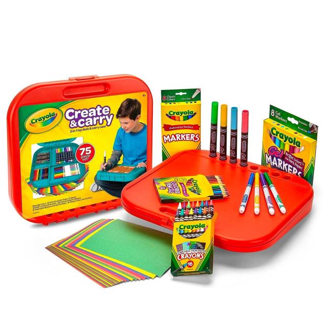  Crayola All That Glitters Art Case Coloring Set, Toys, Gift for  Kids Age 5+ : Toys & Games