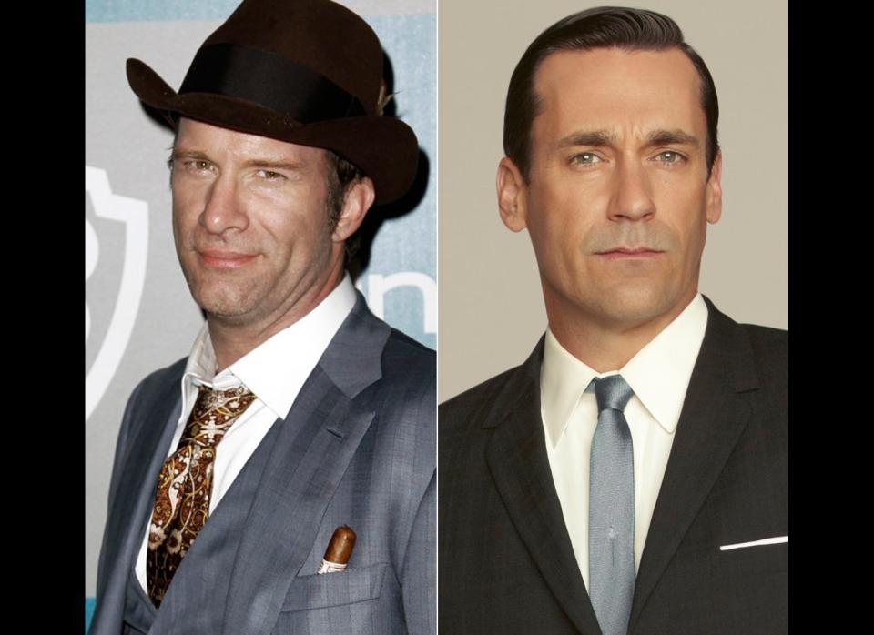 Jon Hamm is "Mad Men's" Don Draper, but it could have worked out differently. Thomas Jane ("Hung") almost played the ad-executive, <a href="http://www.wtfpod.com/podcast/episodes/episode_215_-_jon_hamm" target="_hplink">Hamm admitted as a guest on Marc Maron's WTF podcast</a>. As Hamm tells it, Jane's decision made sense at the time. "It was on a network that no one had heard of for scripted television, they went there to watch reruns of 'Diehard,' or whatever. And it's a very think-y show, which is all not necessarily high up on our current cultural needs," Hamm said in the podcast.  