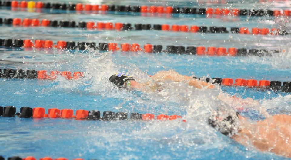 Ontario's Grantham Trumpower swims the 100 freestyle.