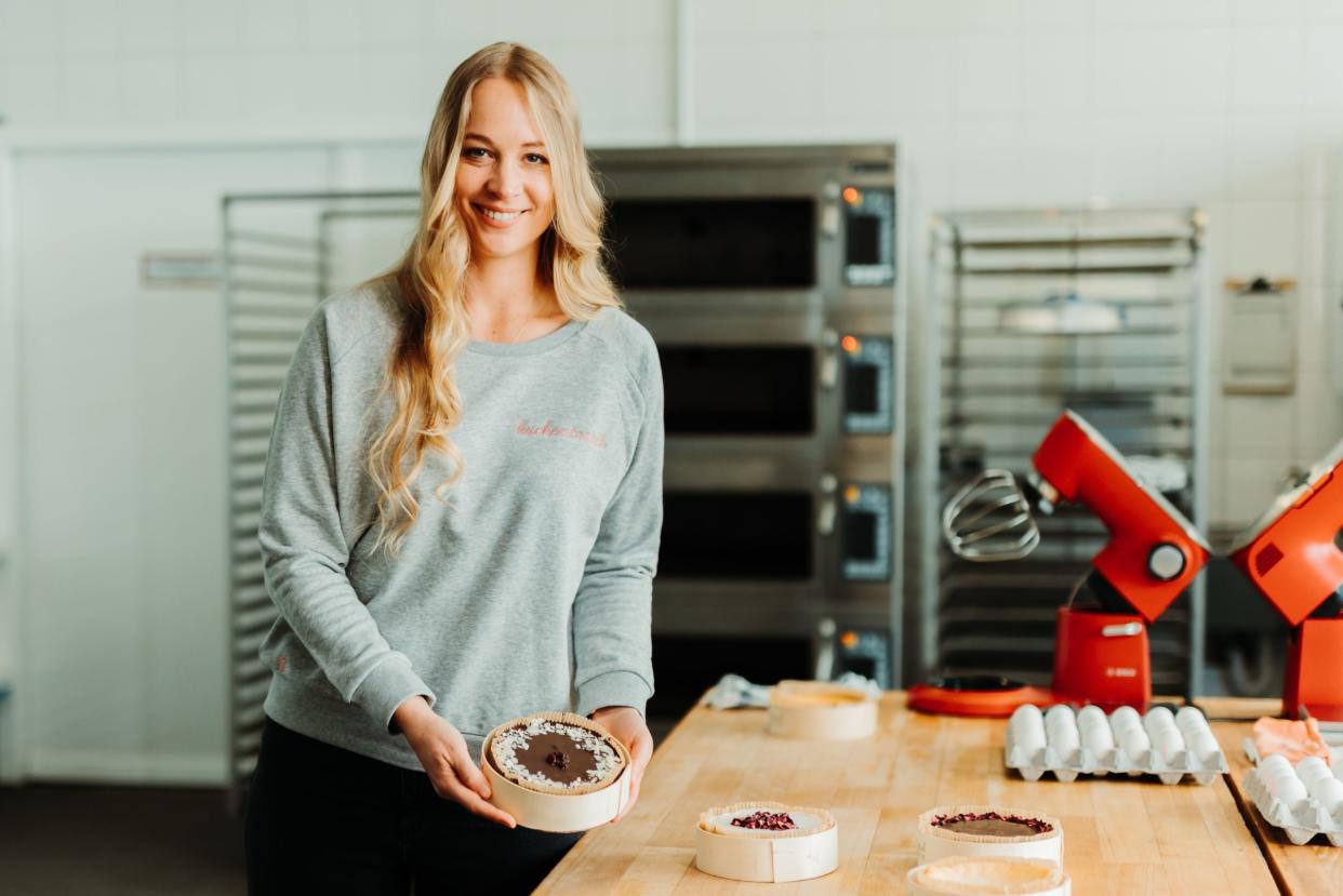 Schaut äußerst zuversichtlich in die Zukunft: Kuchentratsch-Gründerin Katharina Mayer. - Copyright: Kuchentratsch