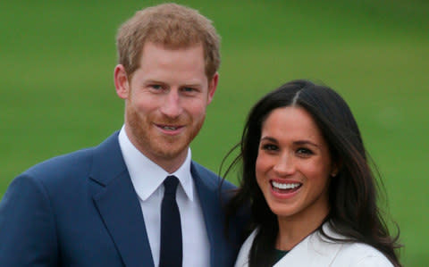 Prince Harry and Meghan Markle will wed on May 19 - Credit: DANIEL LEAL-OLIVAS/AFP