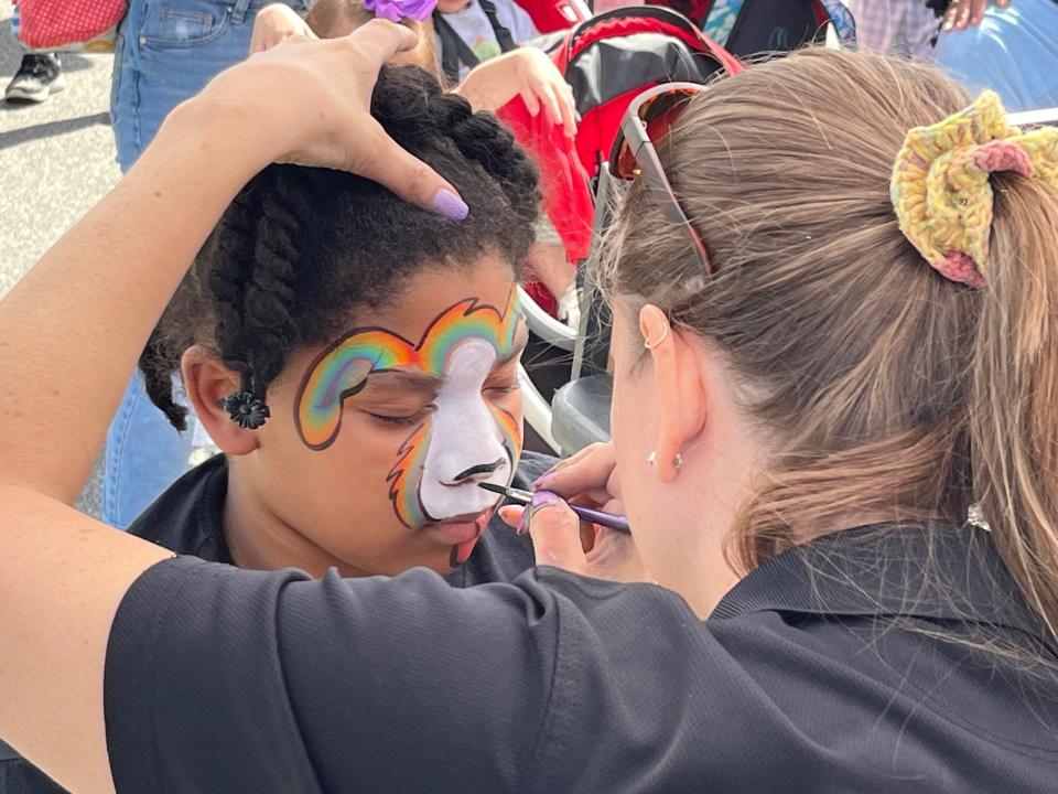 FILE - Several Easter-themed festivals are coming to the Augusta area with all kinds of activities, including face painting at many.