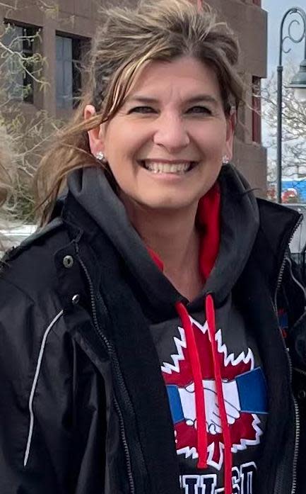 Alissa (Lisa) Howe, president of Windsor Branch 18 of the Customs and Immigration Union. She has worked as a border services officer for 27 years, mainly located at the Ambassador Bridge.
