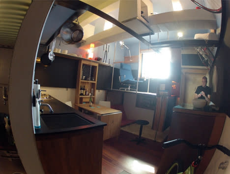 micro apartment fish eye