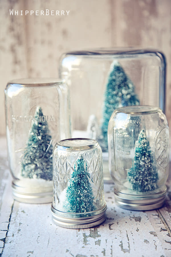 <p>Instead of making Christmas decoration why not blow them away by creating a magical snow globe.<a rel="nofollow noopener" href="http://whipperberry.com/2011/12/anthro-inspired-snow-globes-tutorial.html" target="_blank" data-ylk="slk:[Photo: Whipperberry];elm:context_link;itc:0;sec:content-canvas" class="link "><em> [Photo: Whipperberry]</em></a> </p>