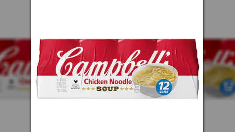 Campbell's chicken noodle soup pack