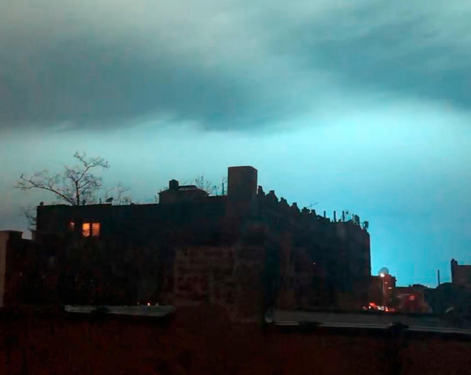 The Bright Blue Light Freaking Out New Yorkers Explained