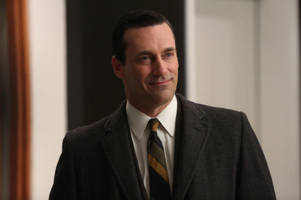 Don Draper (Jon Hamm) in the "Mad Men" Season 6 finale, "In Care Of."