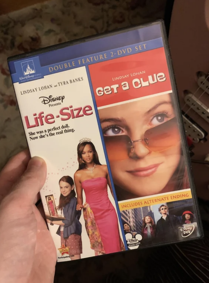 A Lindsay Lohan double feature of DVDs