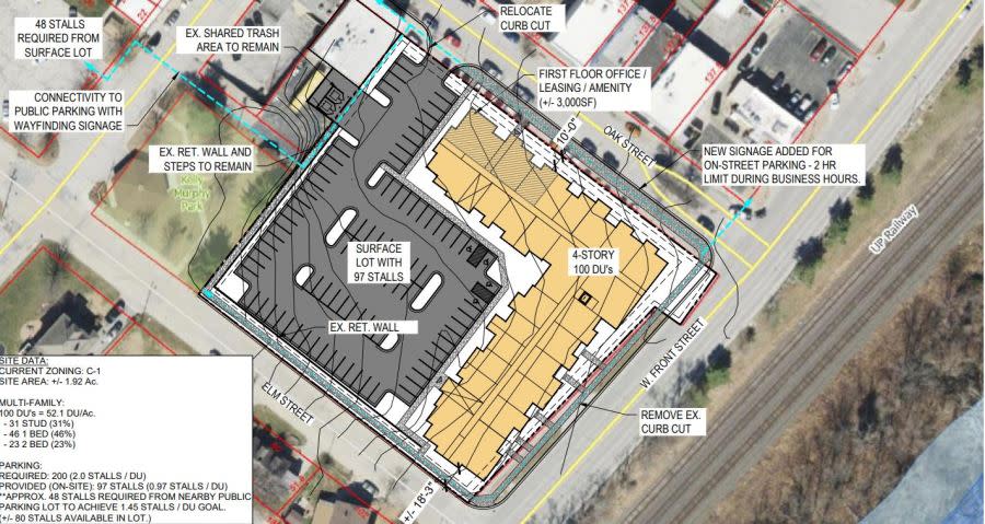 downtown Bonner Springs apartment plan