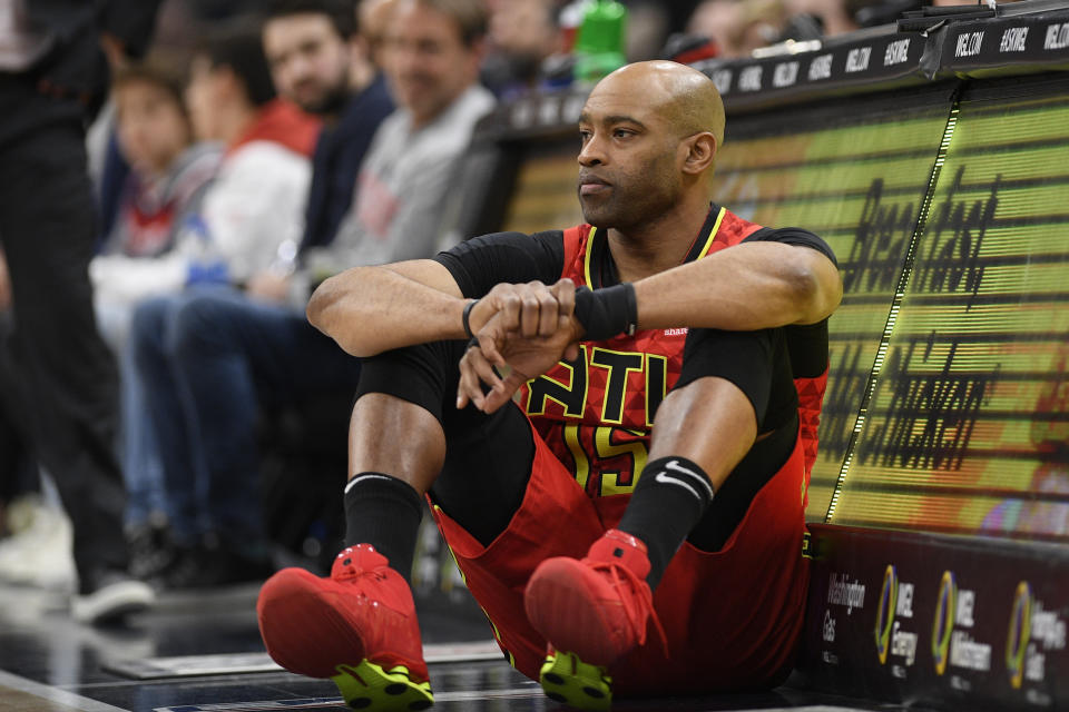 退役名將Vince Carter。（AP Photo/Nick Wass）