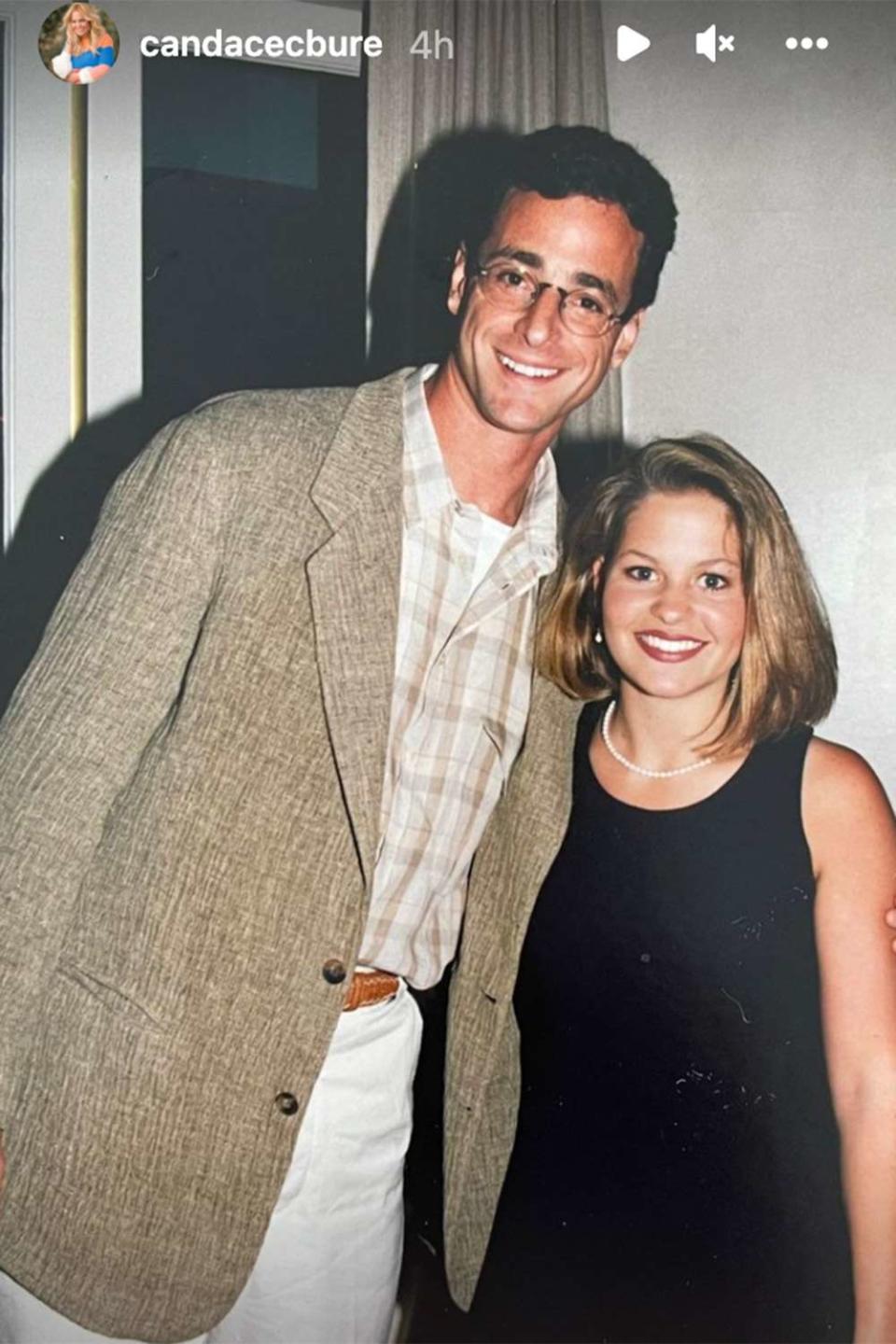 Candace Cameron Bure honoring Bob Saget