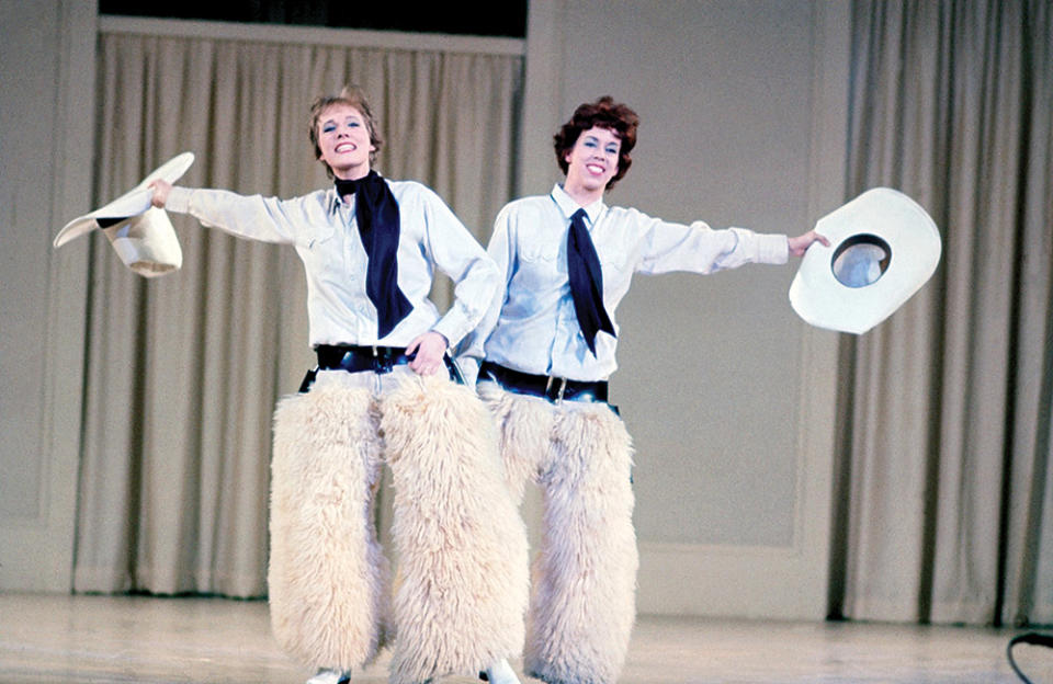 Burnett and longtime friend Julie Andrews (left) co-headlined two TV specials in their careers, one at Carnegie Hall in 1962 and another at Lincoln Center in 1971.