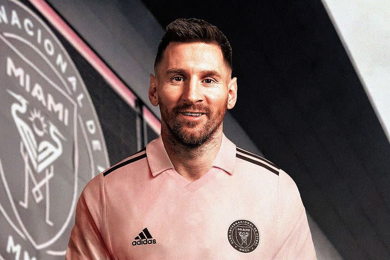 ¿Lionel Messi en Inter Miami? En un fotomontaje, el rosarino ya está con la camiseta del club norteamericano