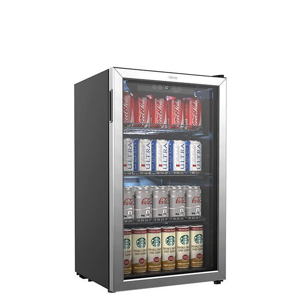 4) hOmeLabs Beverage Refrigerator and Cooler