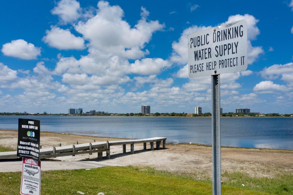 West Palm Beach relies on surface water that flows from Lake Okeechobee to Clear Lake, seen here, and Lake Mangonia.