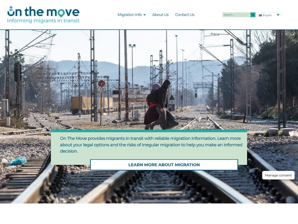 Seefar is behind websites including ‘On The Move’, which was used in a Home Office campaign to deter Channel crossings (On The Move)