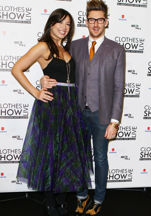 Daisy Lowe and Henry Holland opened the Clothes Show Live 2012 in Birmingham ©Rex