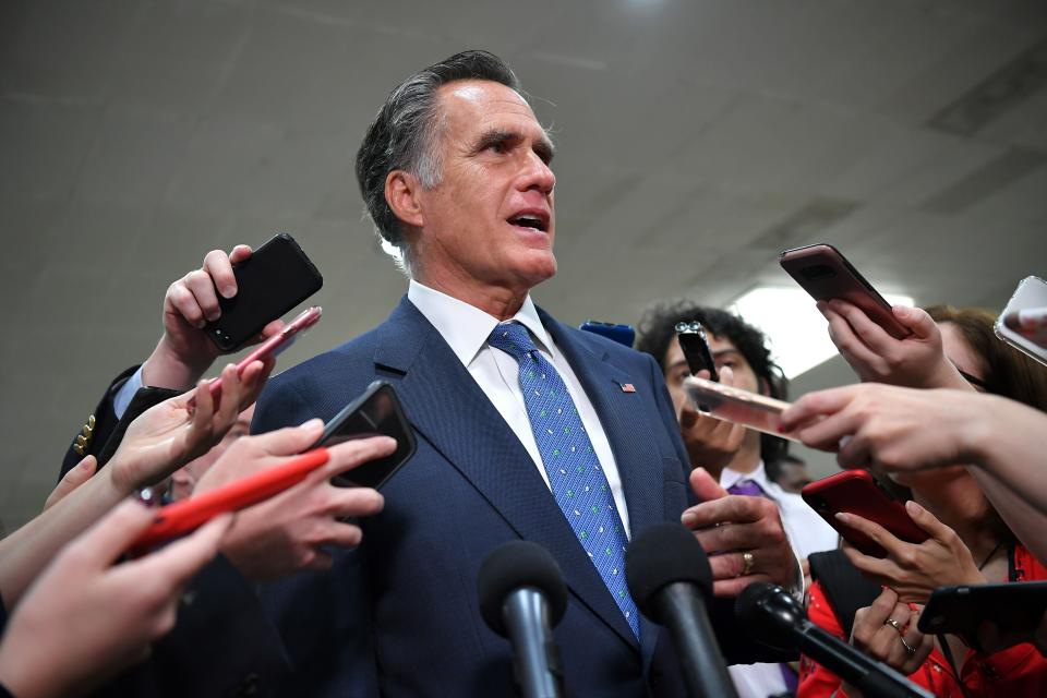 Sen. Mitt Romney called Trump's actions "wrong and appalling." (Photo: MANDEL NGAN via Getty Images)