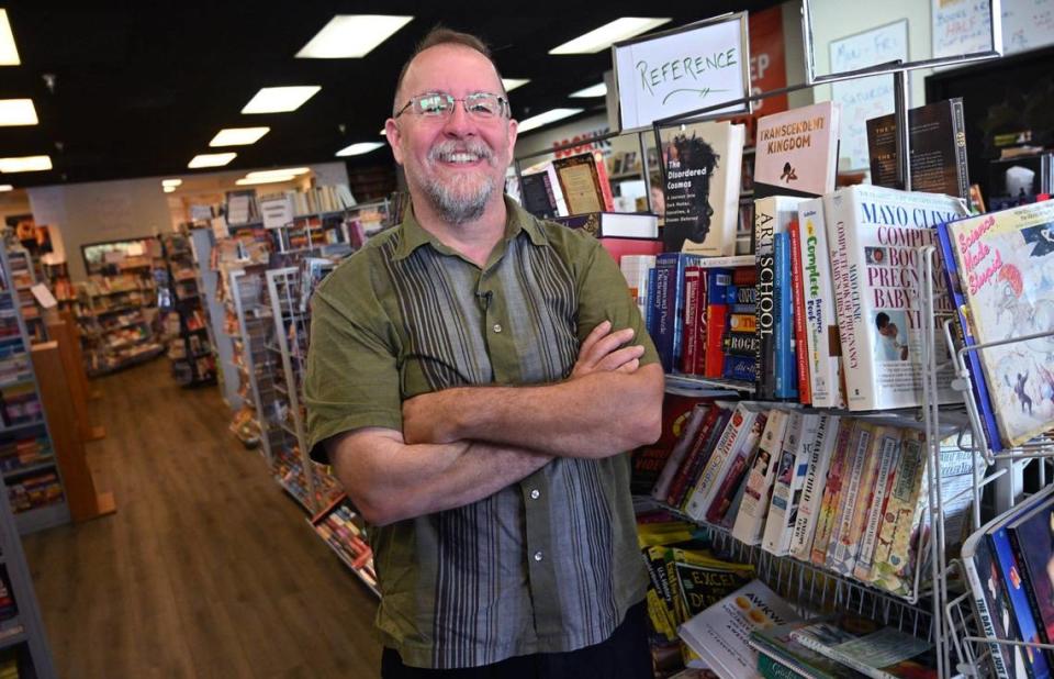 L. Scott Brown is the owner of the Book Nook, a used book store branded as a non-essential business iduring the pandemic.