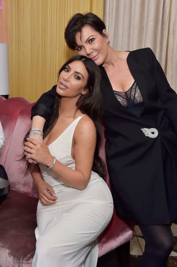 2018: Kim Kardashian and Kris Jenner