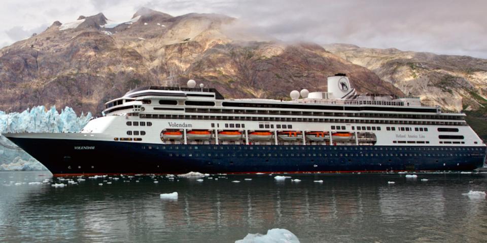 Holland America Line's Volendam in Alaska.