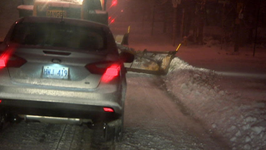 Southern and eastern Newfoundland is in the midst of a blizzard that threatens to wallop the region with as much as 75 centimetres of snow over the next day.