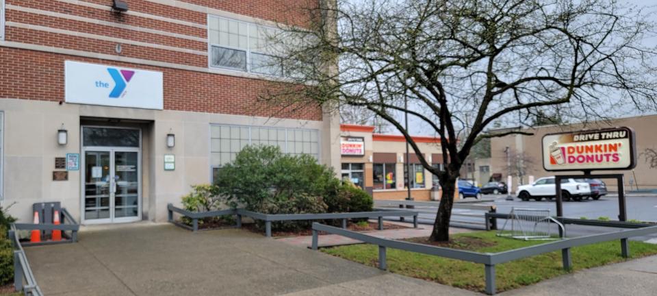 Pocono Family YMCA on Main Street in Stroudsburg, seen on March 28, 2024, will undergo upgrades and expansion in partnership with Lehigh Valley Health Network.