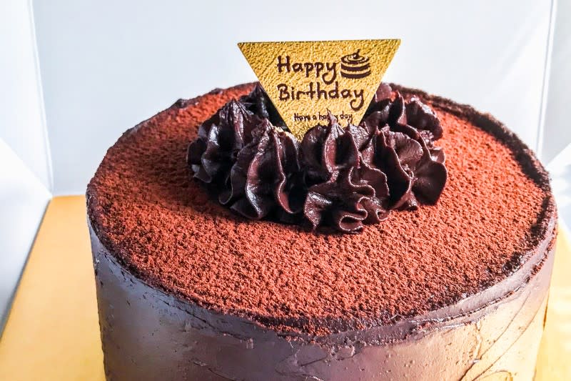 Signature keto dark chocolate cake. (PHOTO: Joy Cheok) 